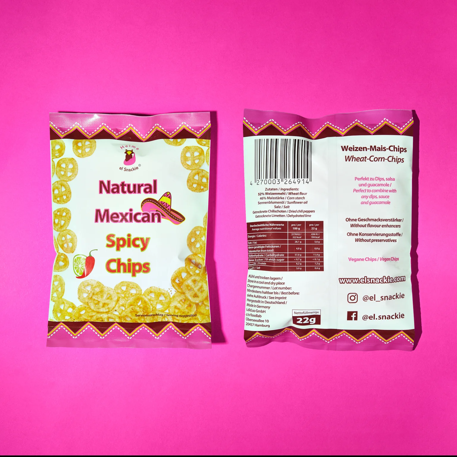 el Snackie Natural Mexican Spicy Chips - Image 5
