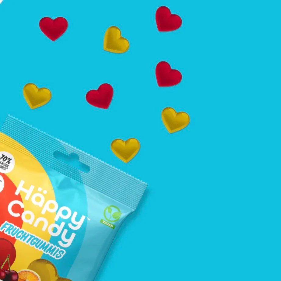 Häppy Candy - Vegane Fruchtgummis Kirsche & Zitrone, 20g - Image 4