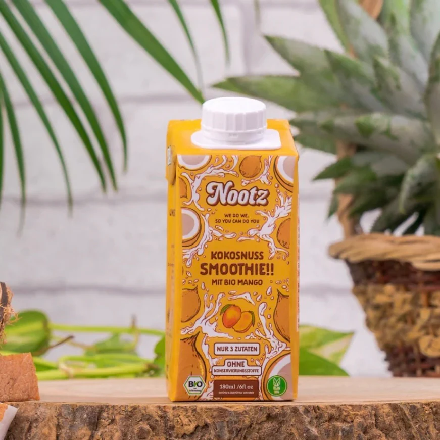 Nootz Bio Kokosnuss Smoothie - Mango, 180ml - Image 3