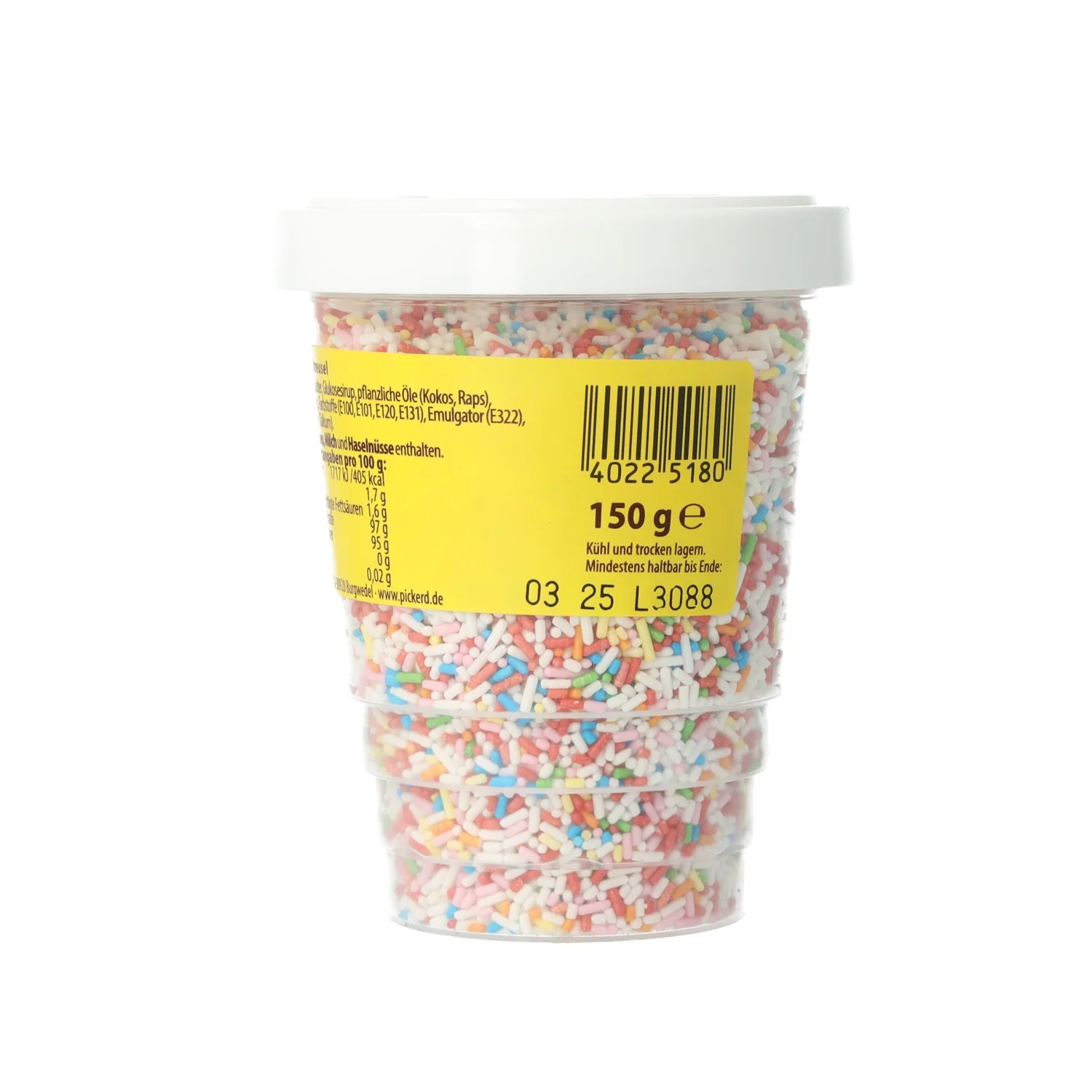 PICKERD Bunte Zuckerstreusel 150g - Image 3